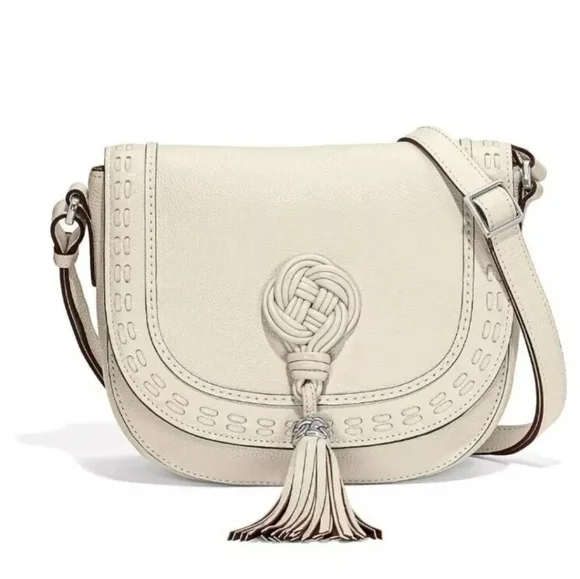 Brighton Trina White Leather Bag - Picture 2 of 12